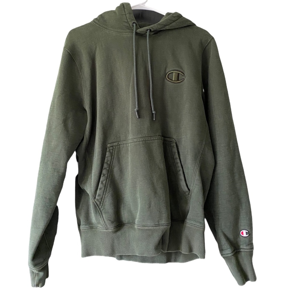OLIVE CHAMPION HOODIE
